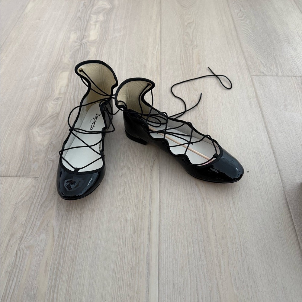 Repetto Black Ballet Flats